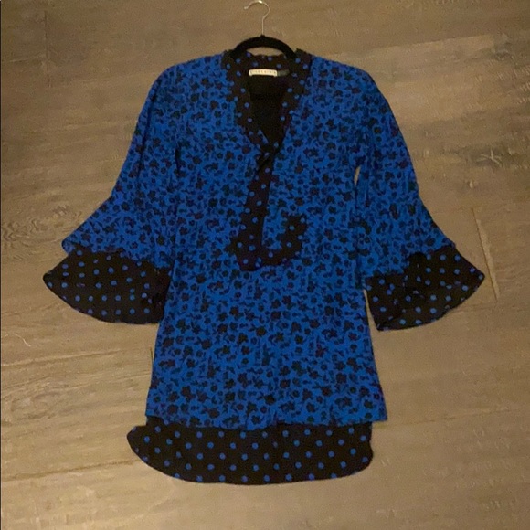 Alice and Olivia tie neck mini dress - Picture 3 of 3